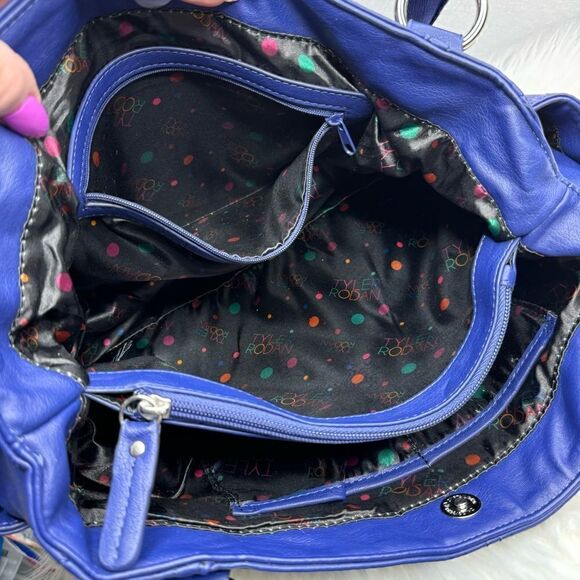 Tyler Rodan Shoulder Bag Blue - Picture 6 of 10